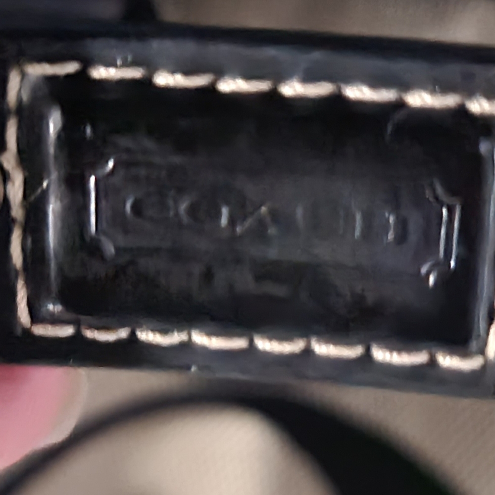 Coach Black and Tan Crossbody Bag - Picture 2 of 10